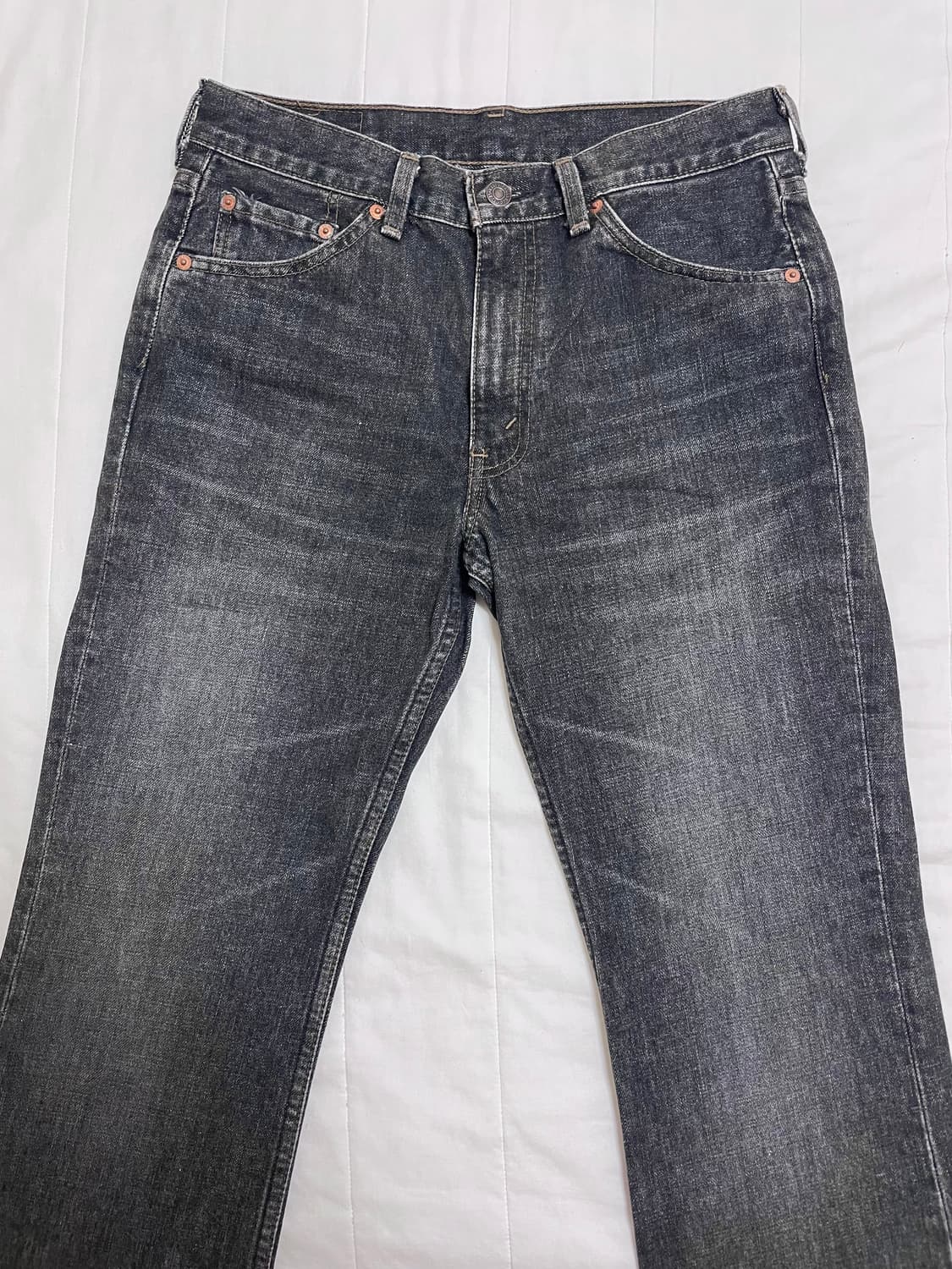 리바이스재팬 517 블랙데님 부츠컷 벨바텀 646 상품이미지2