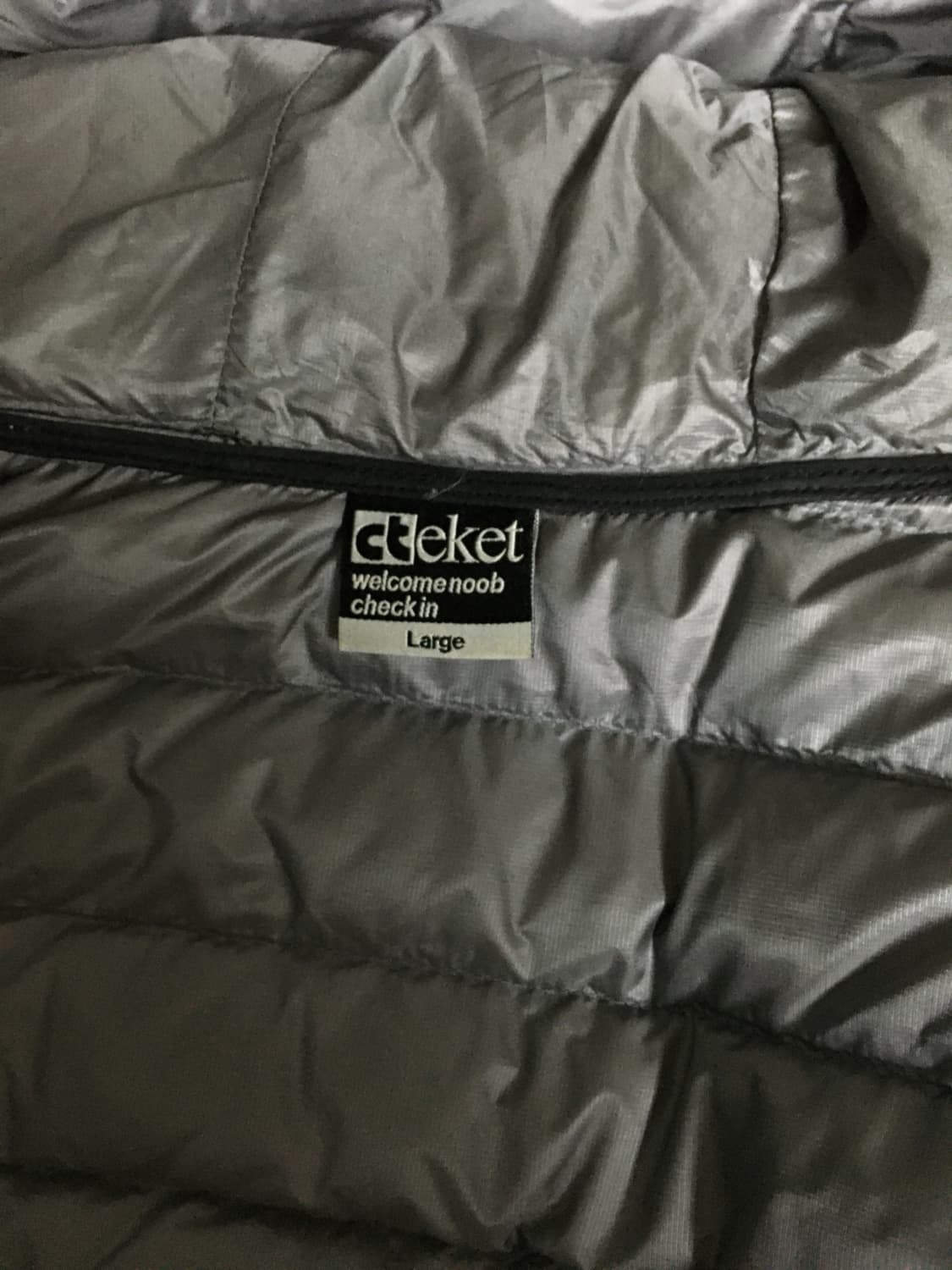 테켓 패딩 L 상품이미지2