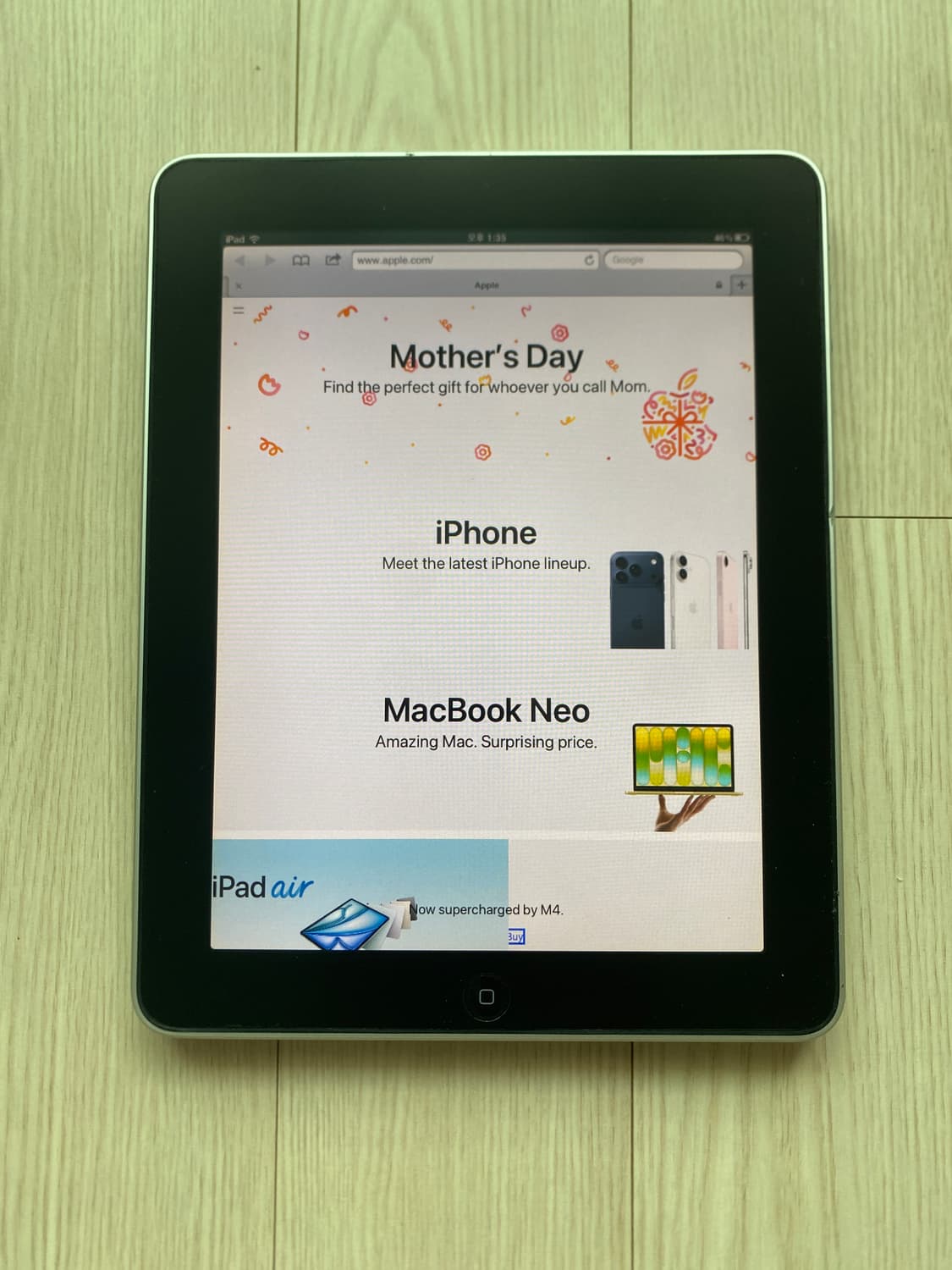  아이패드 첫번째 모델 희귀 아이템  iPad A1219 WiFi 64G 상품이미지2