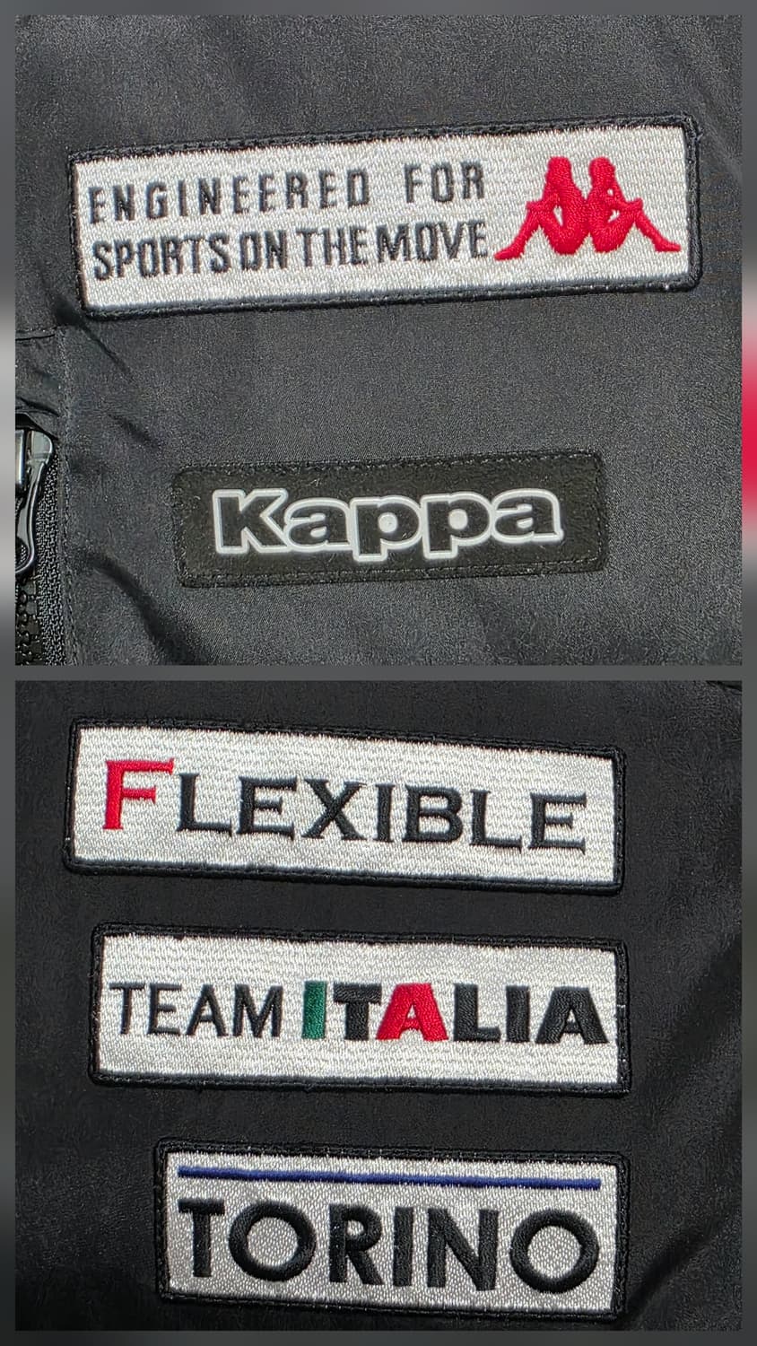 0798 카파 Kappa 구스다운 패딩 조끼 베스트 블랙 M 후드 공용 상품이미지5