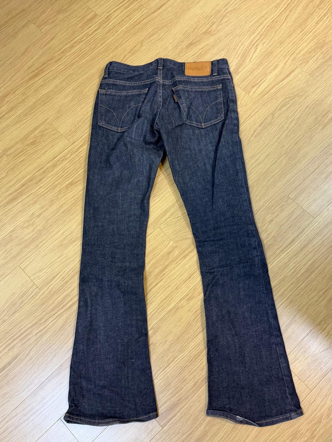 히스테릭글래머 빈티지 로우웨이스트 부츠컷 데님 흑청 S 상품이미지2