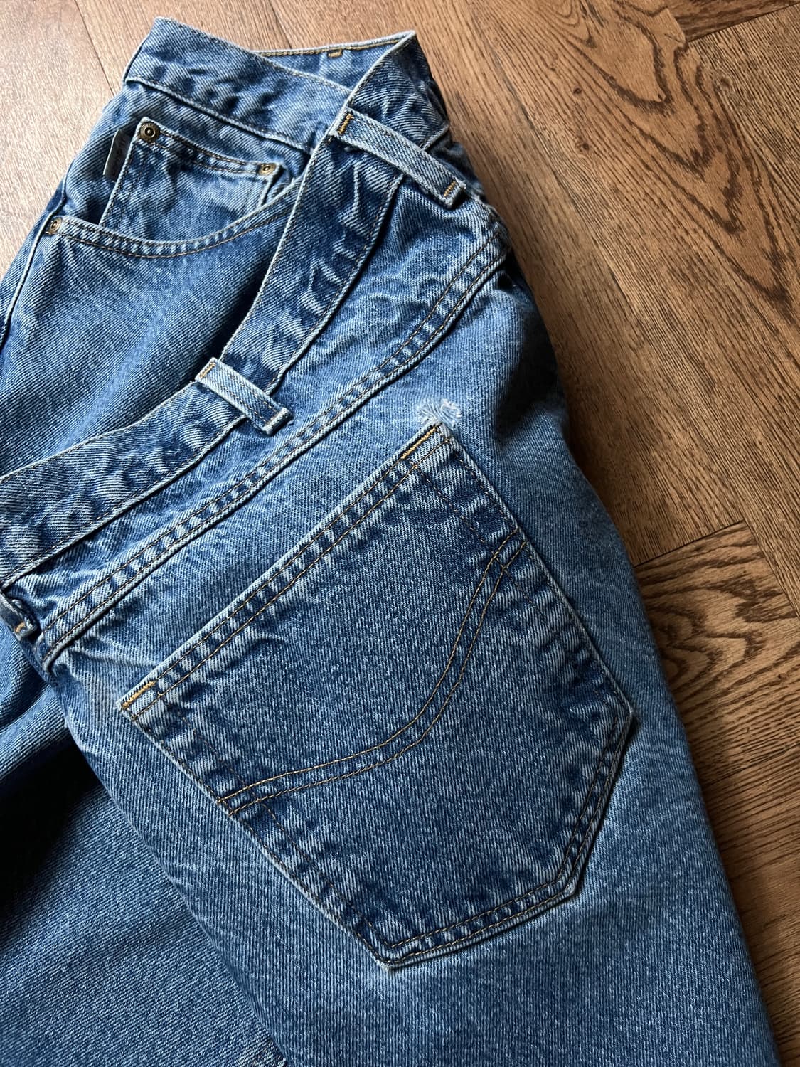 [40]칼하트 USA 미디엄블루 워크 데님 팬츠 상품이미지6