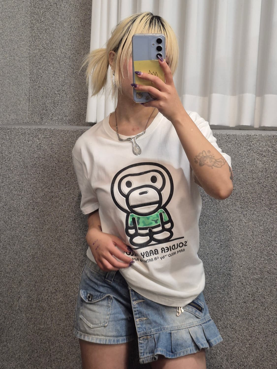 BAPE SOLDIER BABY MILO T-SHIRT 상품이미지1