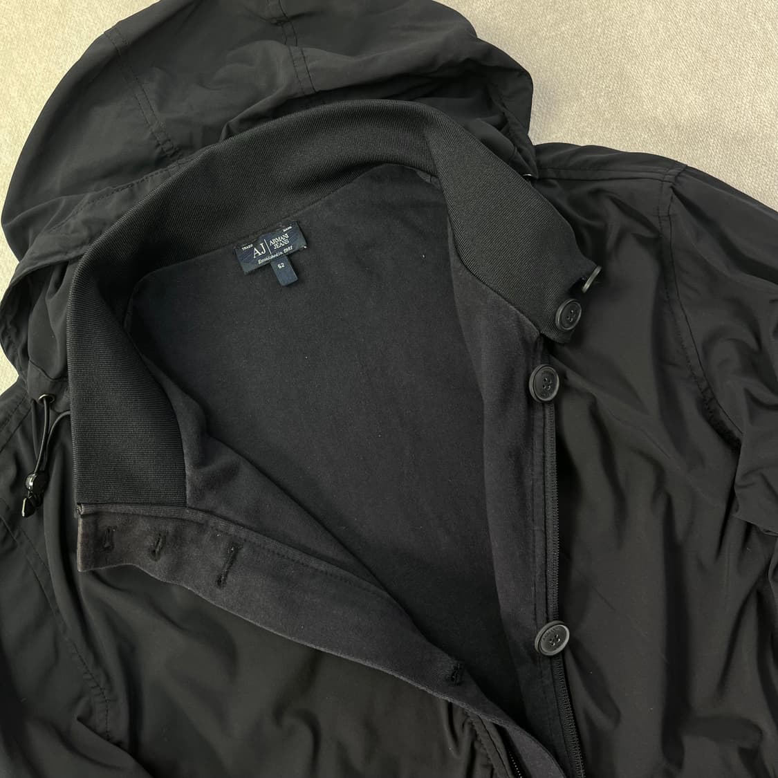 95 알마니 진스 리버시블 양면 후드집업 상품이미지4