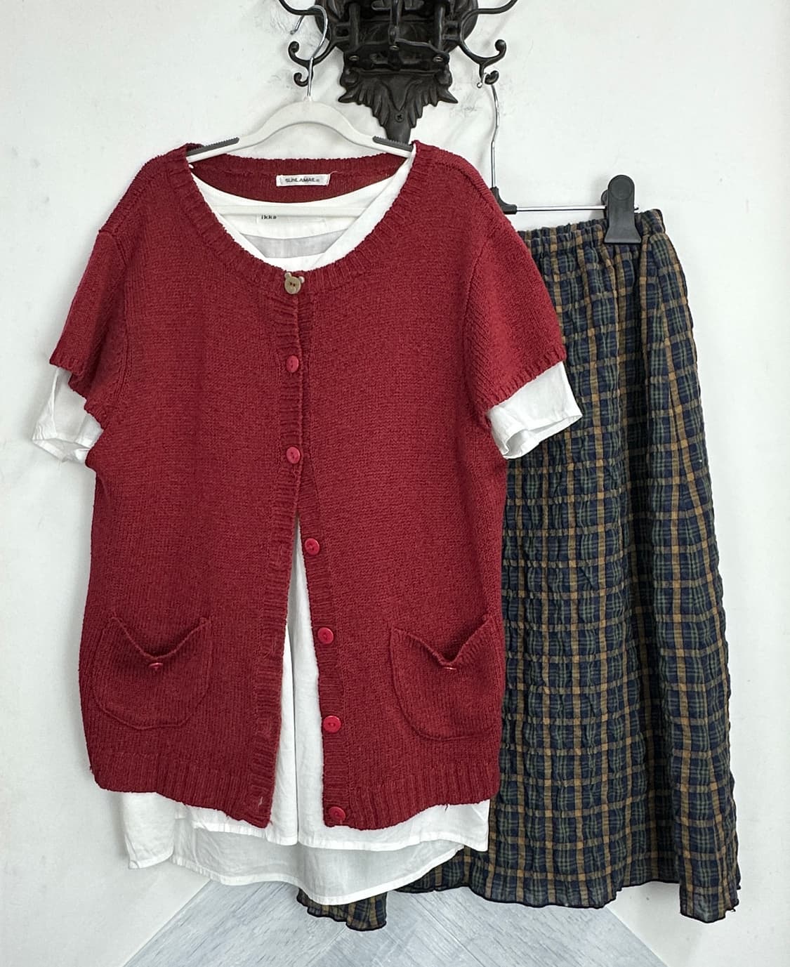 🍎하구미의 한입 베어 문 사과 코디세트🍎 모리걸 그런지 보헤미안 상품이미지2