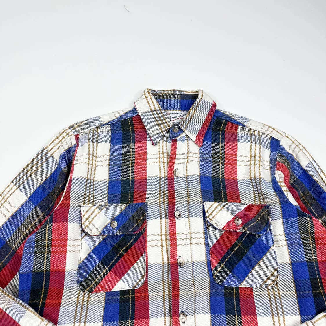 VTG 빈티지 USA 아메리칸 체크셔츠 (M) 상품이미지1