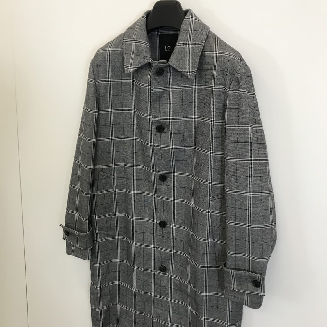 지오송지오 글렌체크 맥코트 [95] 상품이미지2