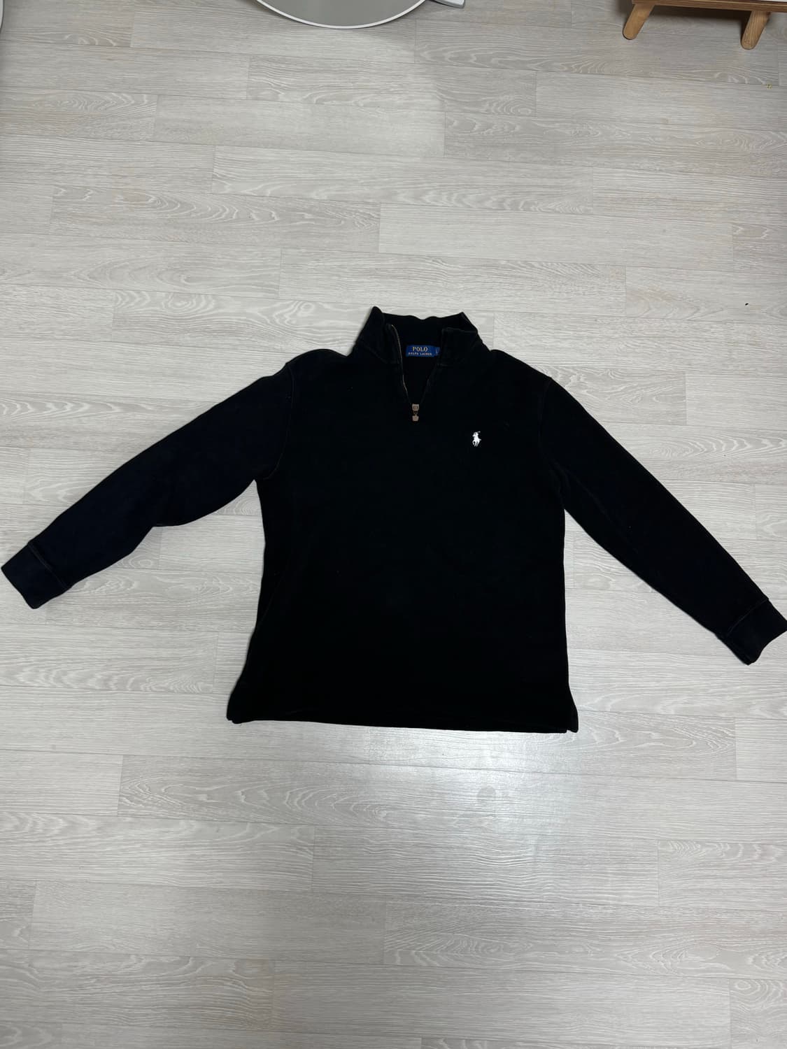 폴로 랄프로렌 블랙 하프집업 L 상품이미지4