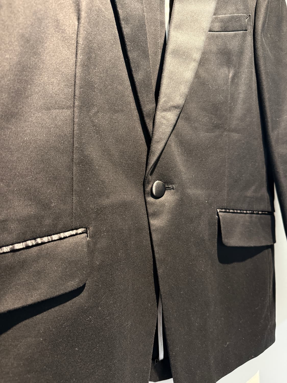 00s A.A.R Satin Tuxedo Jacket 상품이미지5