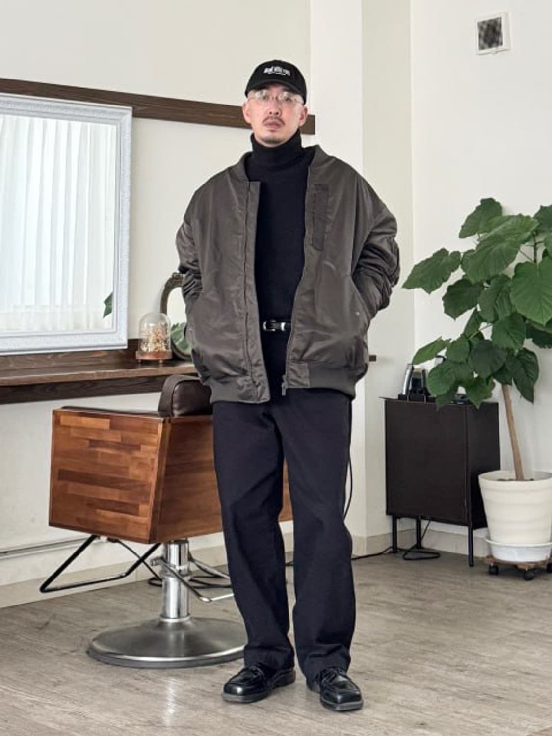 (새제품)(4XL)26ss유니클로 + J / MA-1 / 빅사이즈 상품이미지5