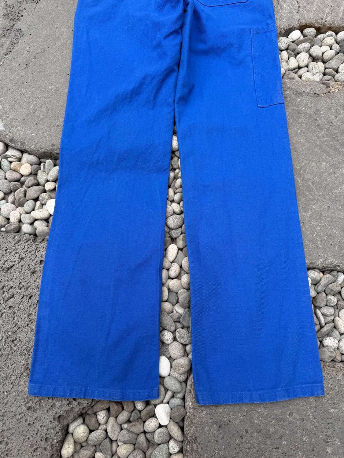 1990s PORTEX WASHED BLUE FRENCH 프렌치워크팬츠 상품이미지9