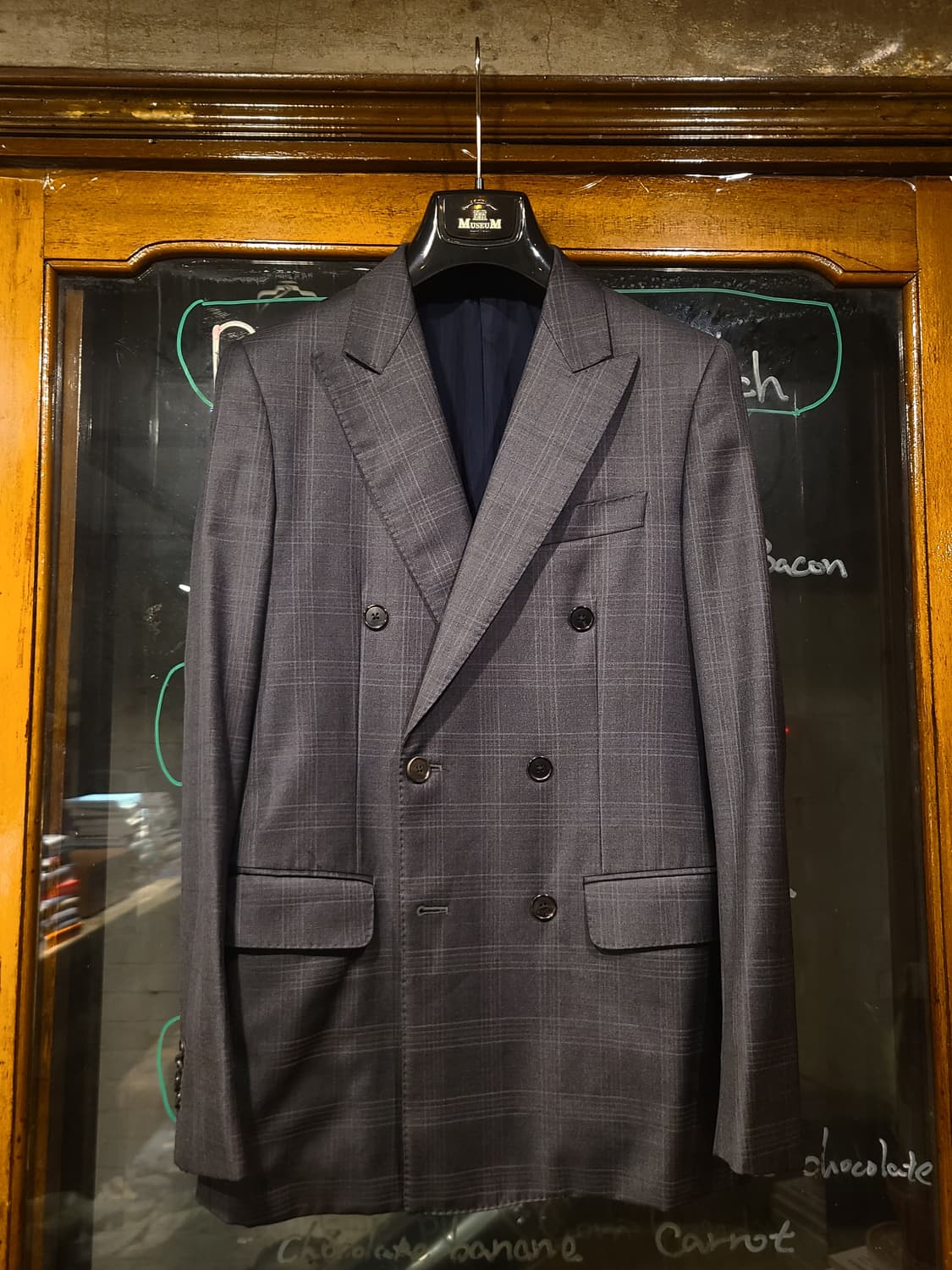 타임옴므 제냐 원단 더블브레스티드자켓 상품이미지1