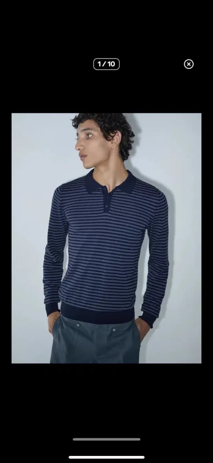 팔로마울 hugo stripe 스트라이프 폴로티 M 상품이미지1