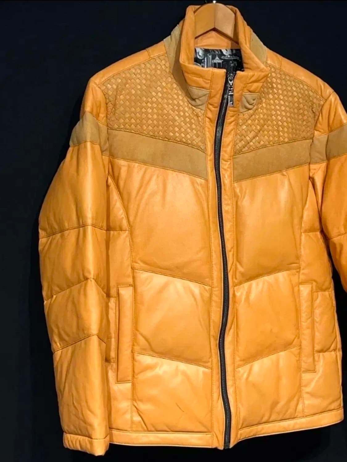 이태리 barassi 가죽 다운패딩 상품이미지2