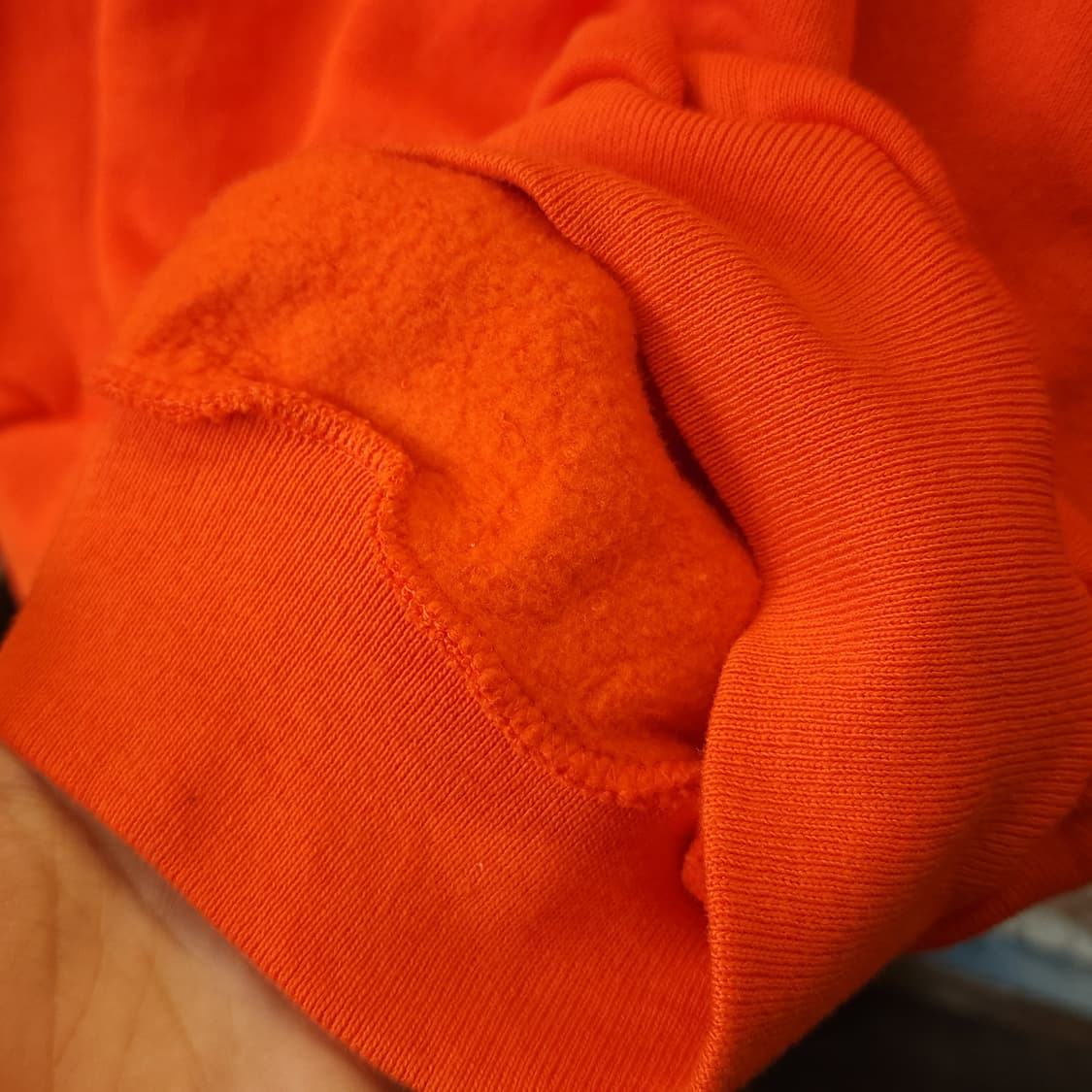 90s 져지스 빈티지 스웻셔츠 플레인 스웻셔츠 오렌지 xl 상품이미지8