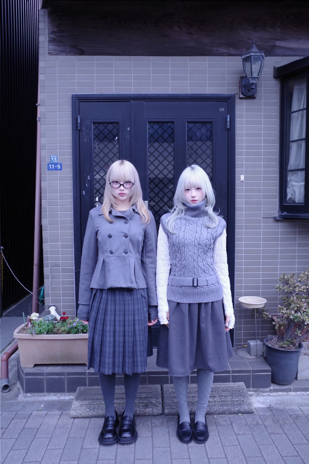 유피 핀턱 더블 숏 코트 (2color) 새상품 상품이미지4