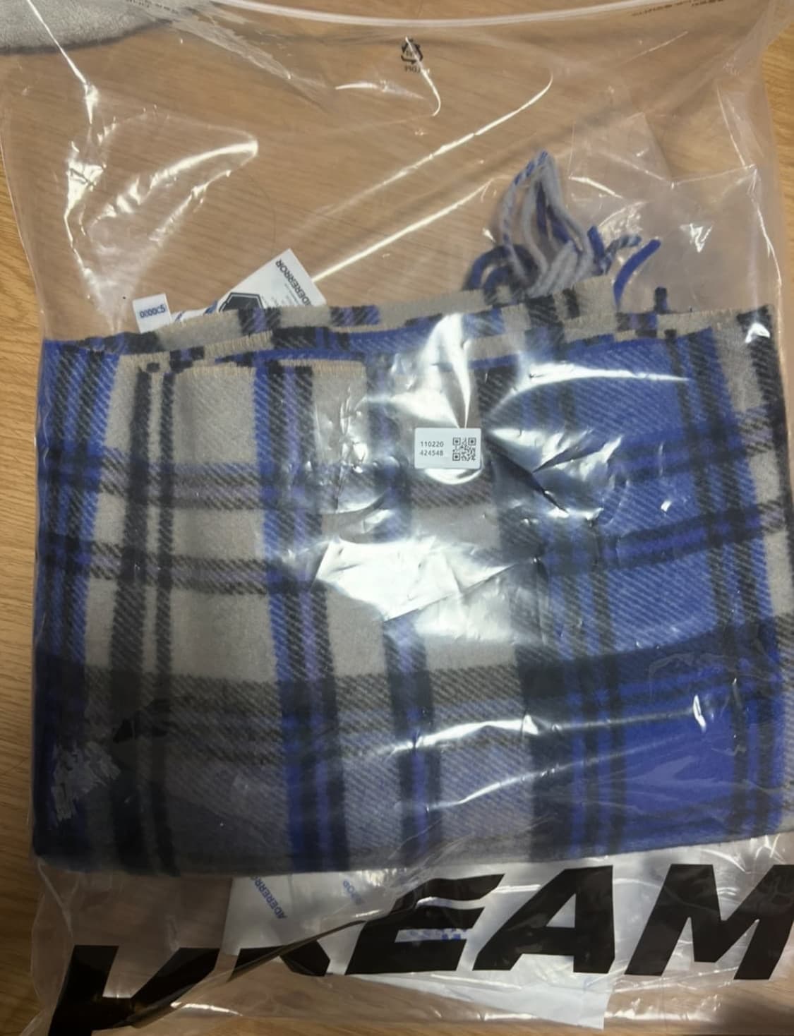 아더에러 레빈트 플레이트 머플러 목도리 블루 상품이미지1