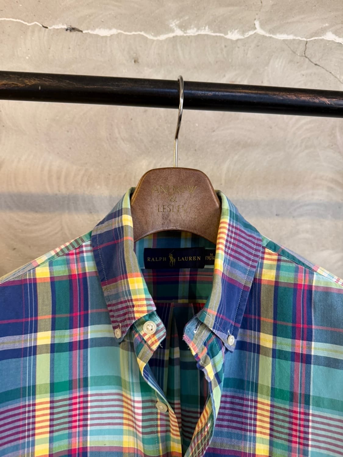 폴로 랄프로렌 마드라스 셔츠 100 상품이미지3