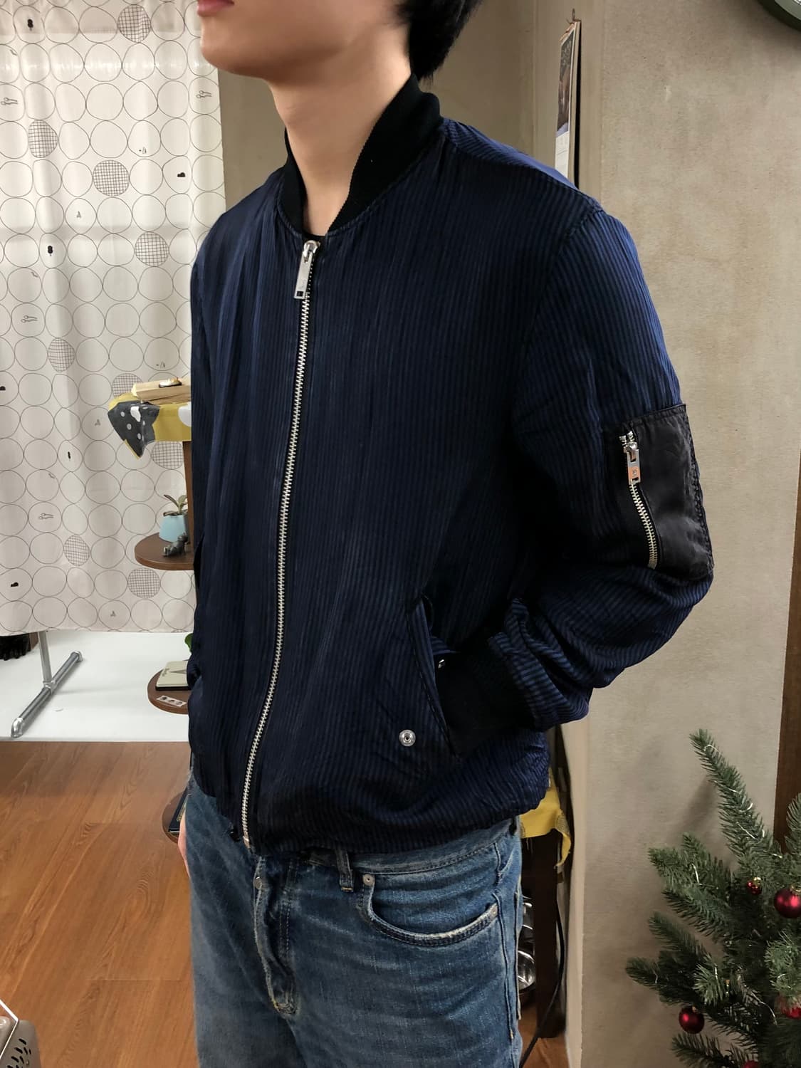 Johnlawrence sullivan 스트라이프 ma1자켓 34 상품이미지2