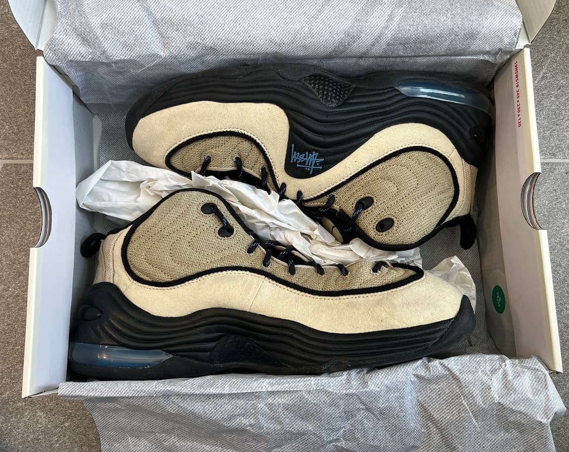 나이키 x 스투시 에어페니 2 라탄 앤 라임스톤 상품이미지4