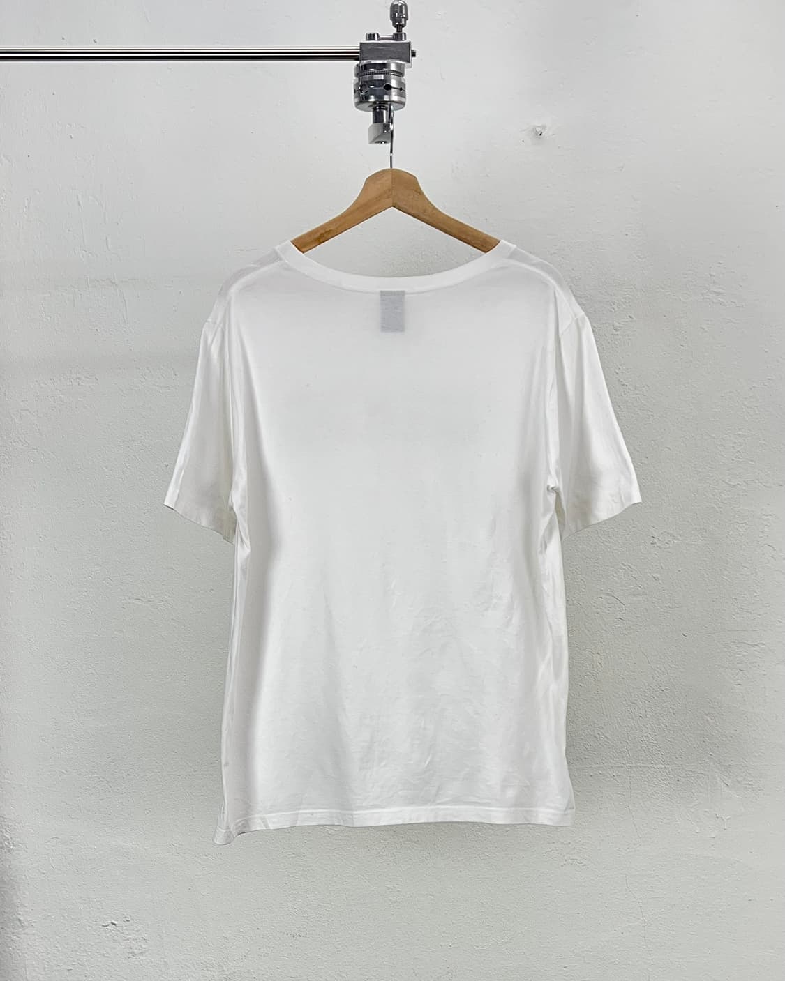 넘버나인 화이트 박스 라인 로고 티셔츠 상품이미지6