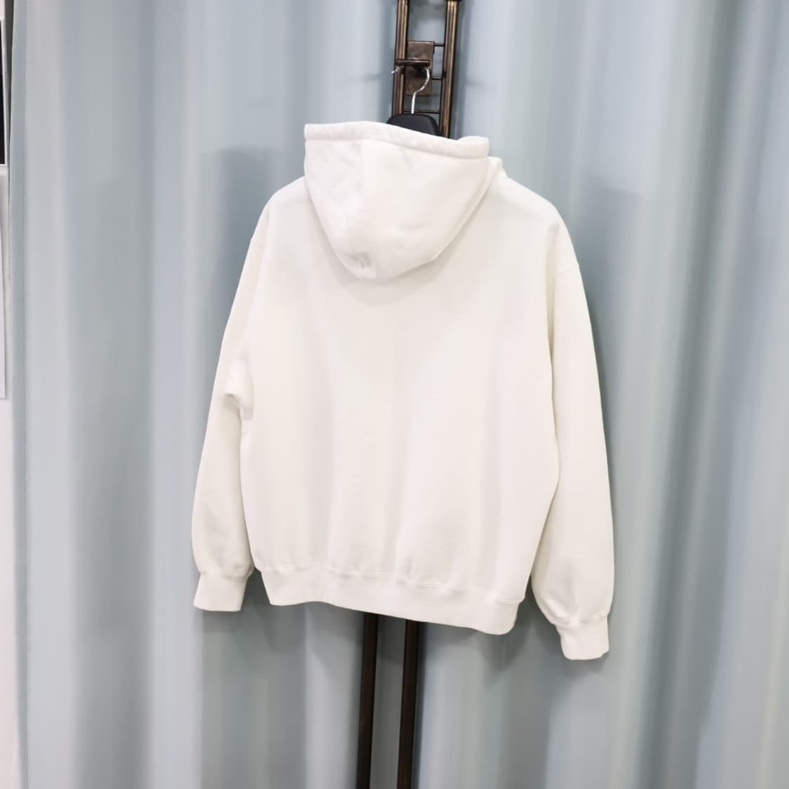 슈프림 컬리지에이트 화이트 패치워크 레더 후드티 M/100 상품이미지6