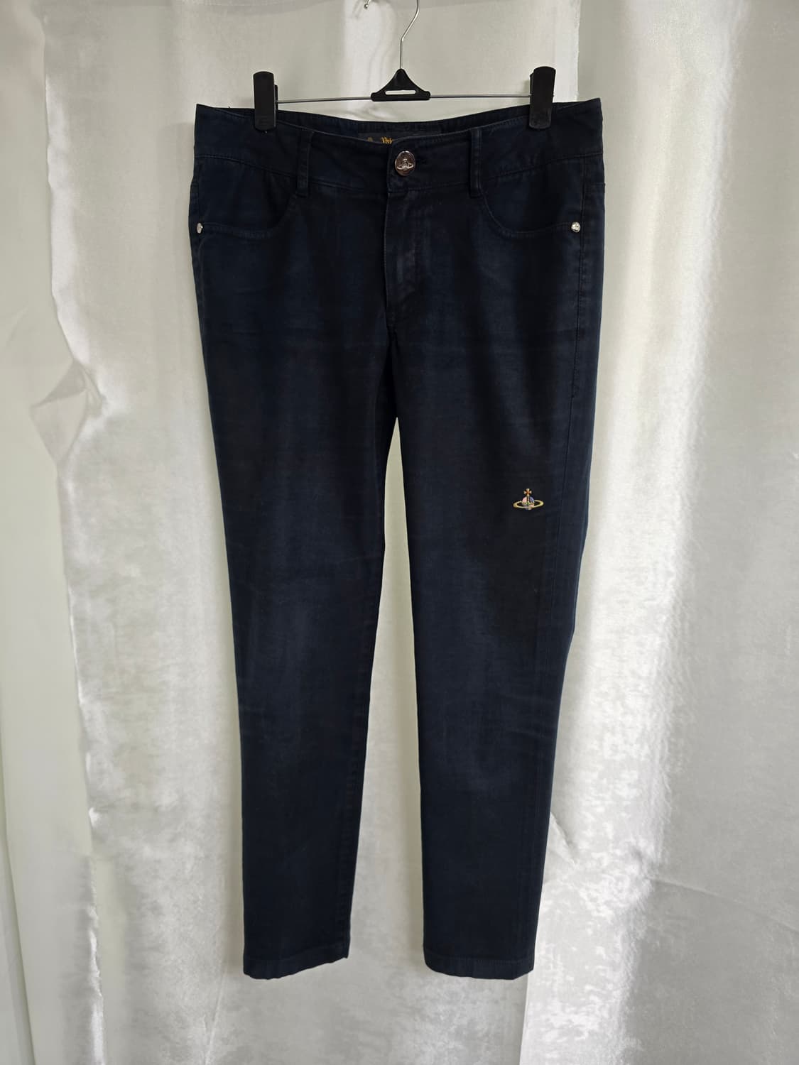 비비안웨스트우드 블랙 데님 팬츠 (1884) 상품이미지1