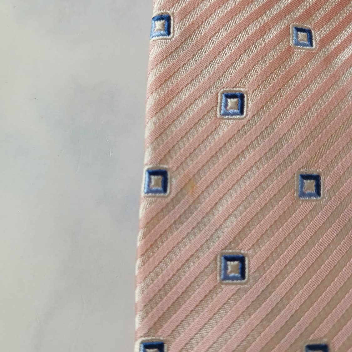 제냐 실크 연핑크 자카드 넥타이 9.6cm A등급 A19586
 상품이미지10