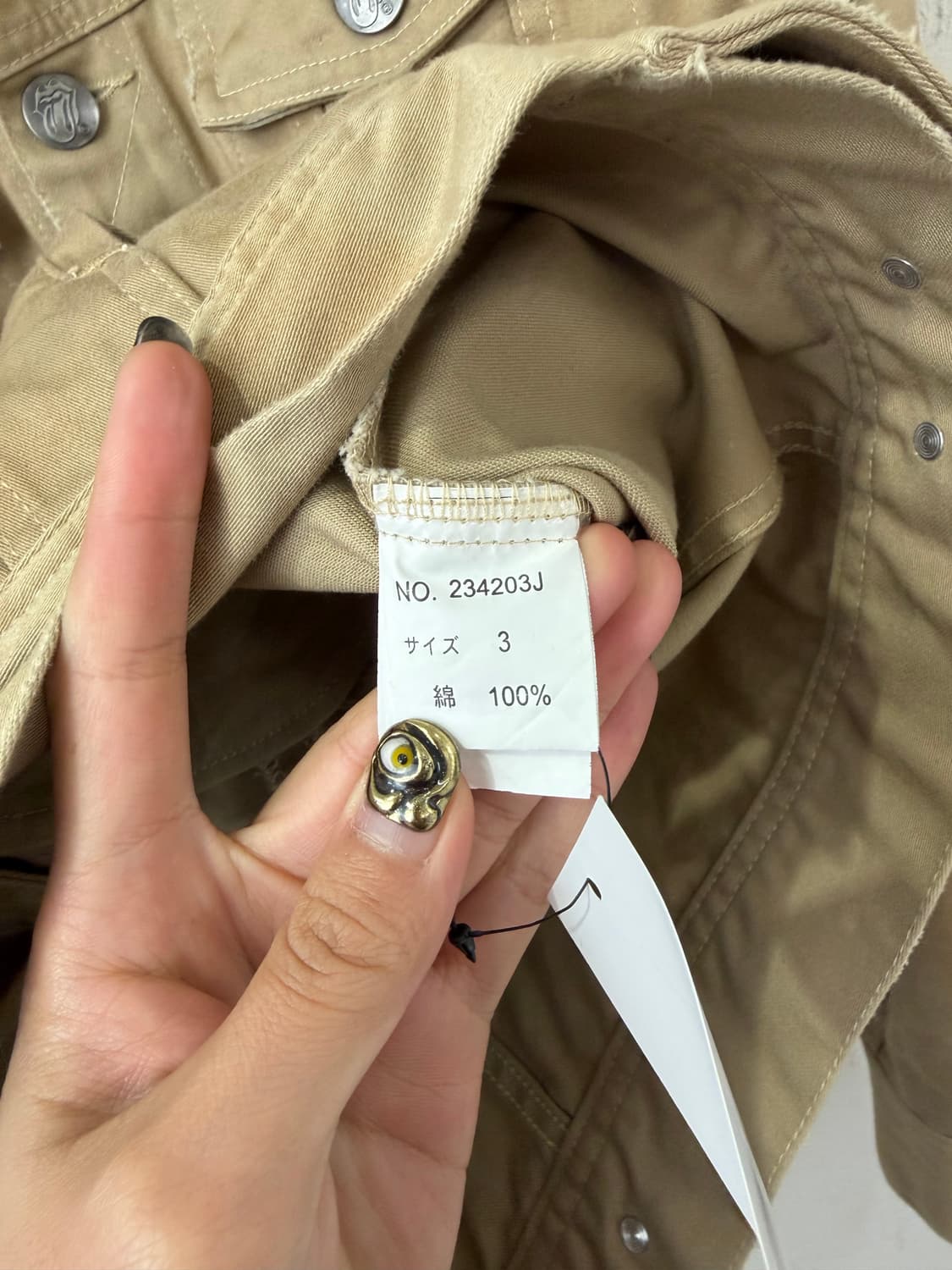 잭로즈 x 롤링스톤즈 트러커 자켓 상품이미지6