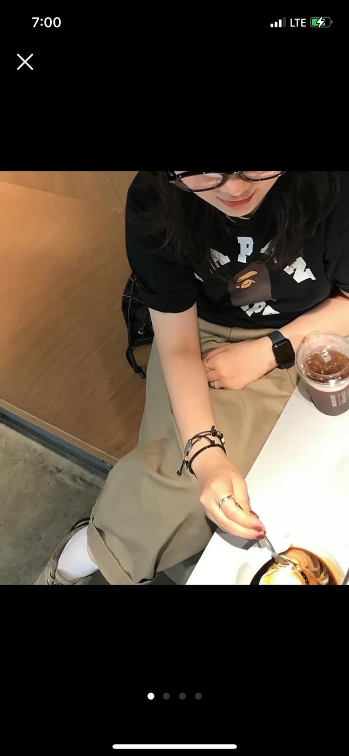 베이프 컬리지 반팔 XL 상품이미지1