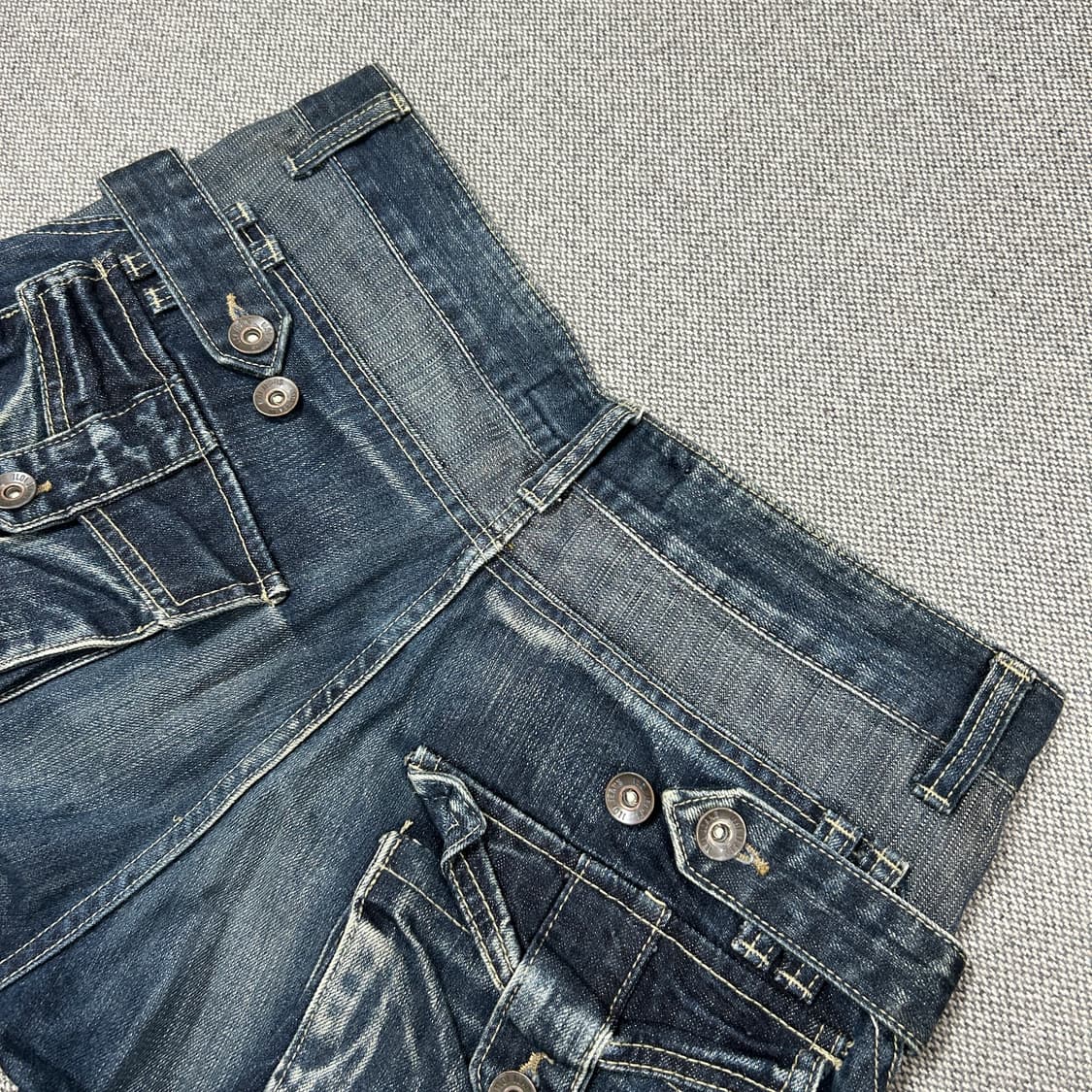 빈티지 워시드 멀티포켓 카고 데님팬츠(32) 상품이미지7