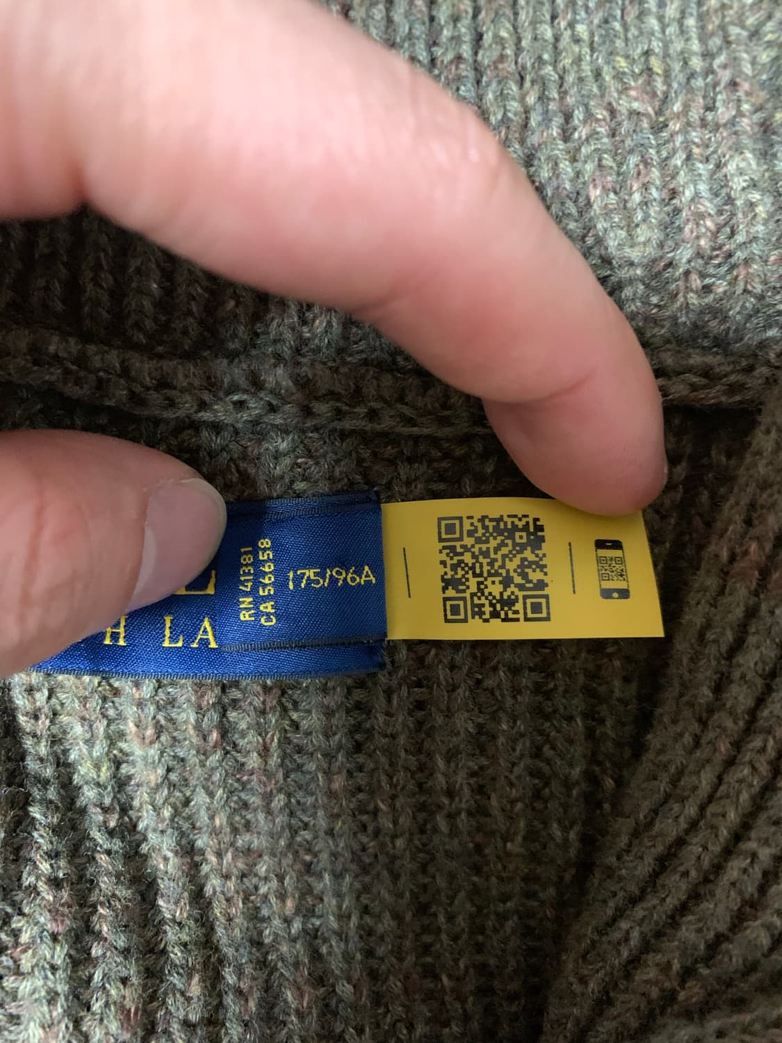 폴로 숄카라 가디건 M 상품이미지3