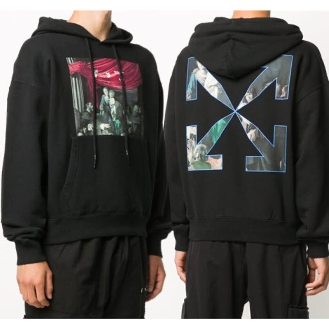 오프화이트 후드티 상품이미지1