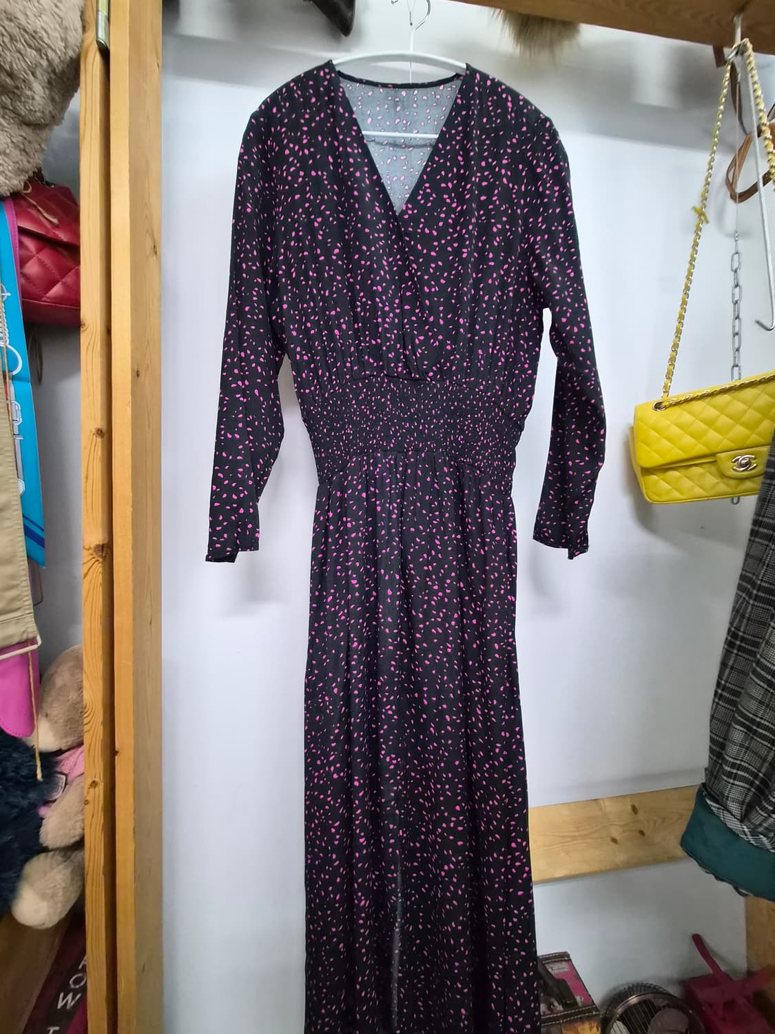 레니본 레이온 실크 롱 원피스 상품이미지1