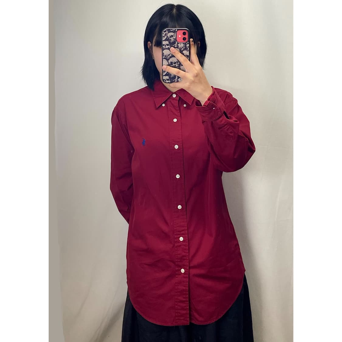 랄프로렌 빨간색 셔츠 M 상품이미지1