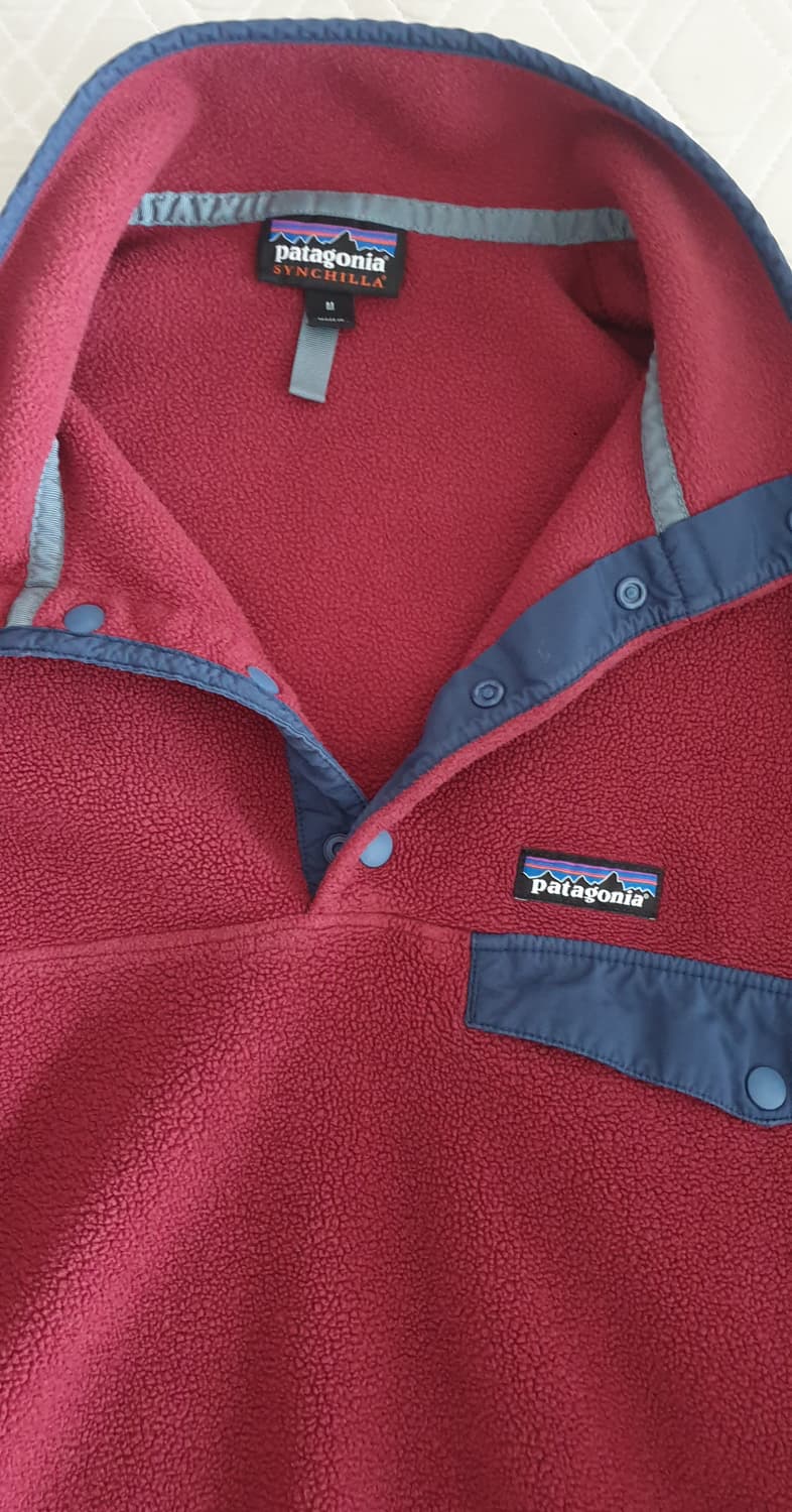 파타고니아 헤비웨이트 신칠라 풀오버 옥사이드 레드(버건디)색상  M
 상품이미지5