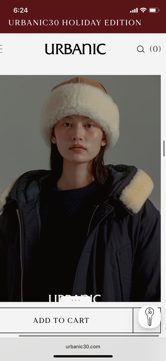 얼바닉30 shearling retro hat 시어링 레트로 모자 상품이미지5