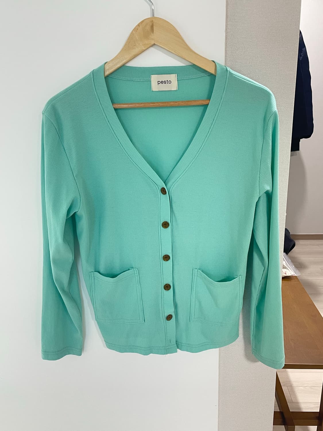 페스토 가디건 민트 상품이미지1