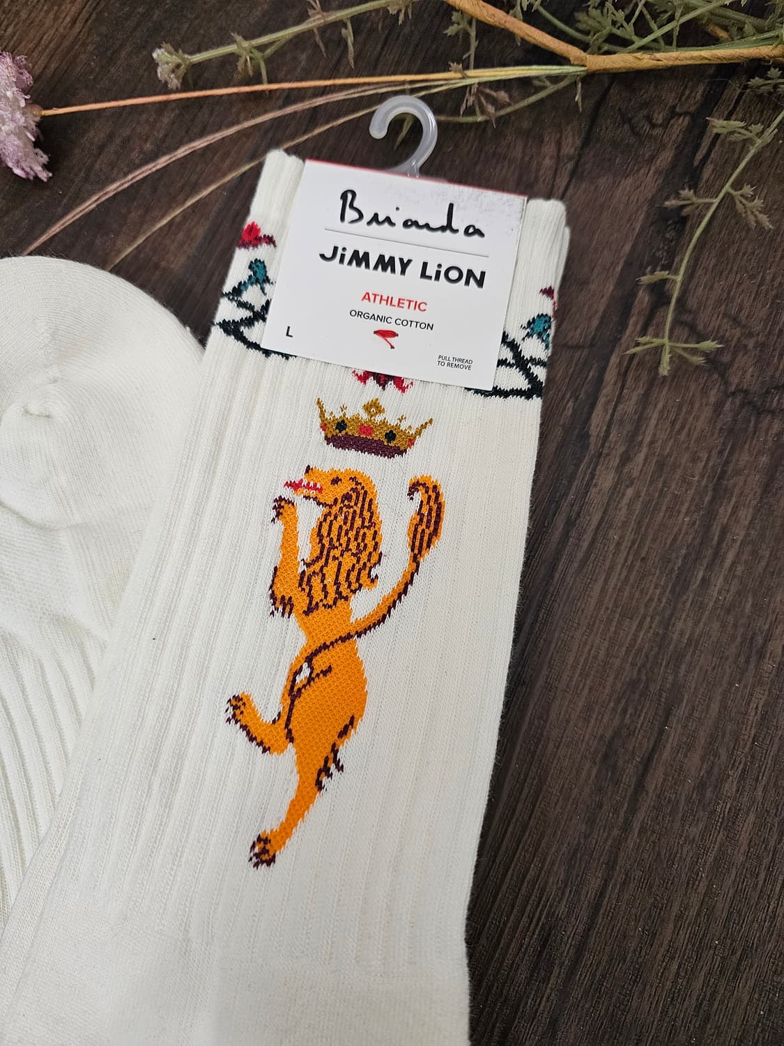Jimmylion Crown Lion 양말L 상품이미지2