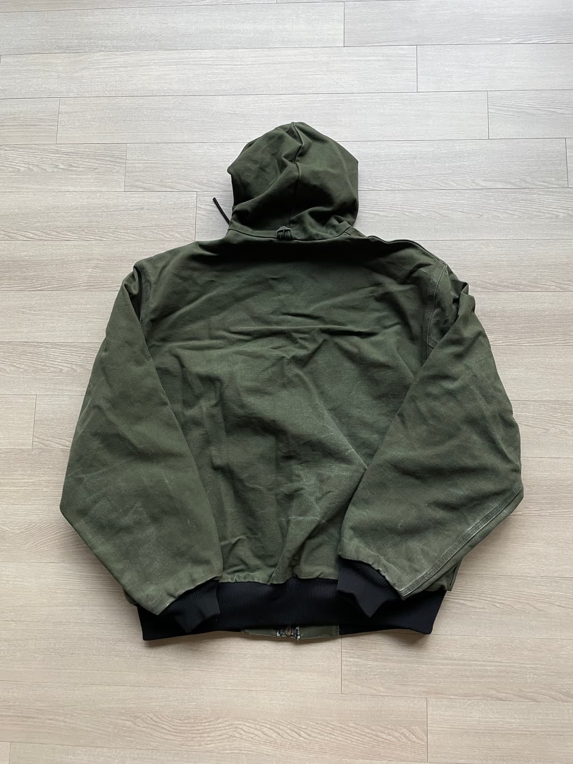 90s 칼하트 JR104 그린 액티브 자켓 OG 후드자켓 상품이미지2