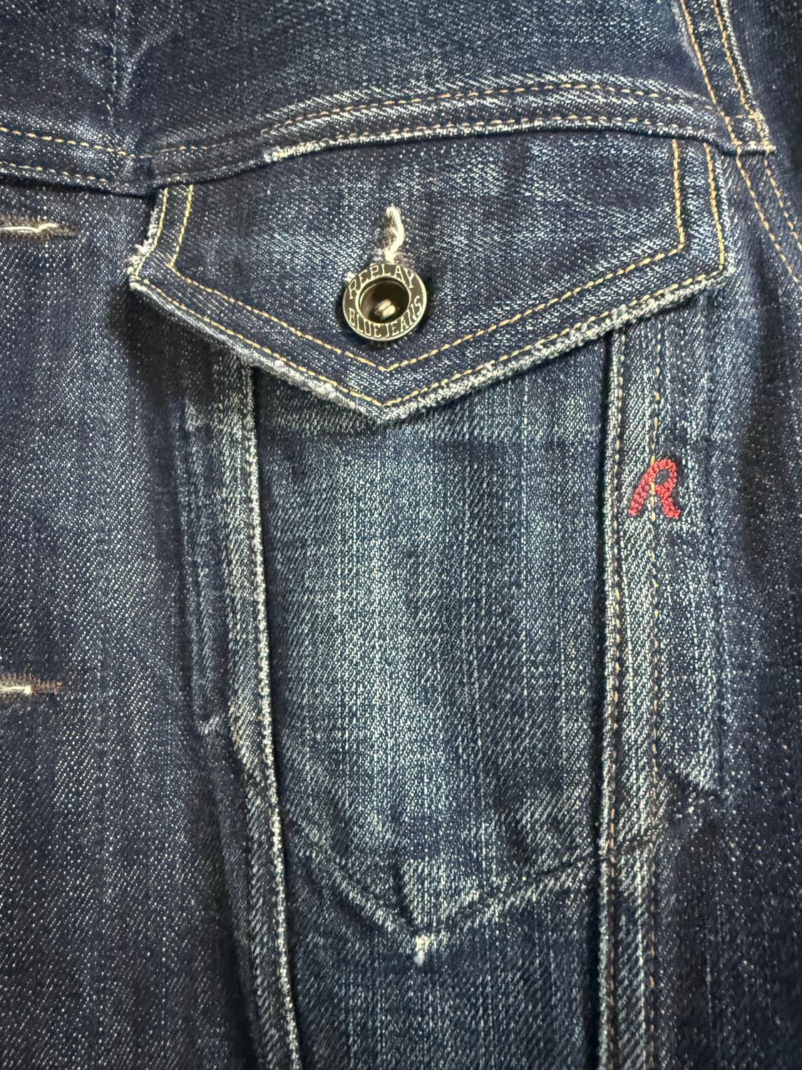 replay 리플레이 데님 청자켓 S 상품이미지4