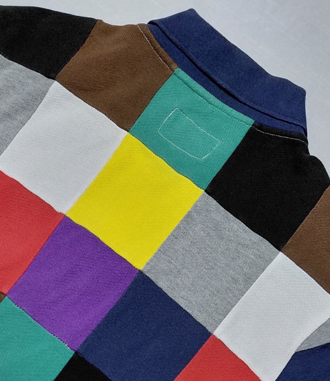 [M] 노스페이스 레트로 멀티 컬러 패치워크 폴로 셔츠 상품이미지9