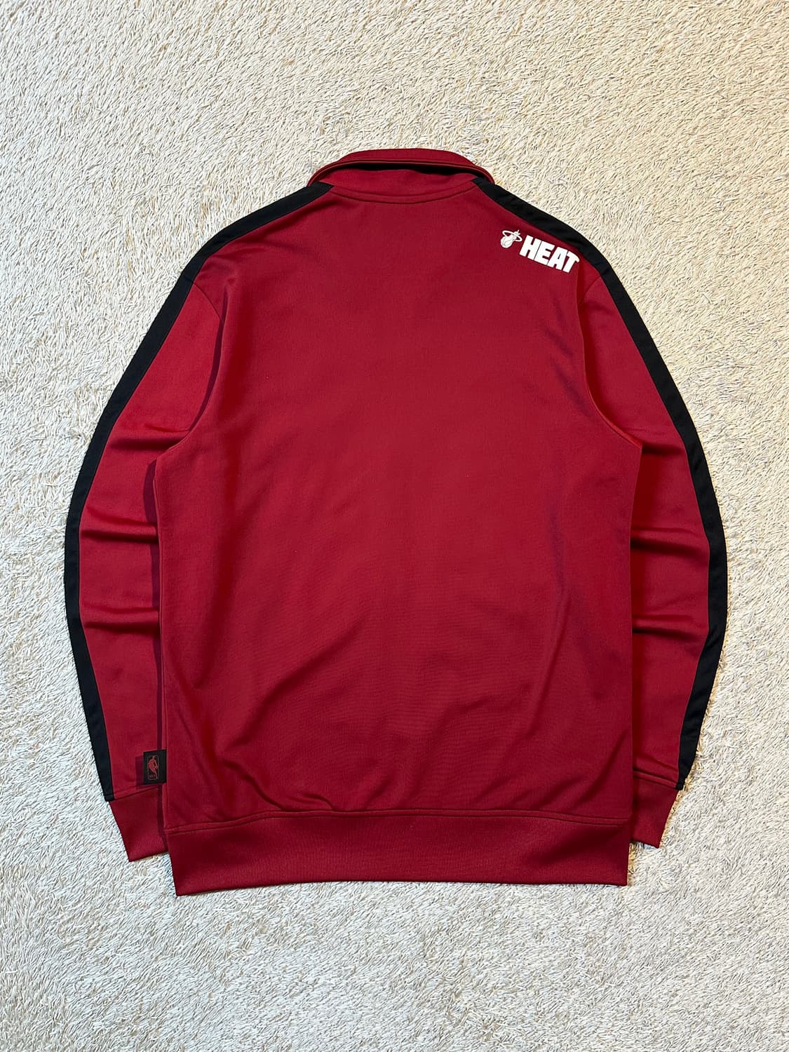 희귀) 아디다스 X NBA 마이애미 히트 트랙탑 져지 버건디 상품이미지3