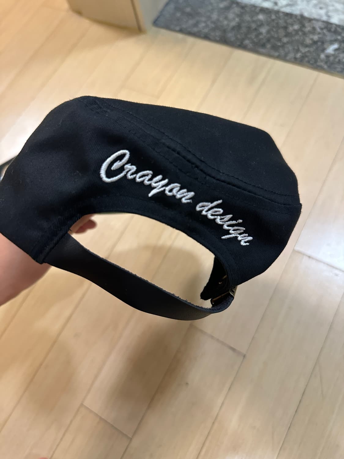 6crayon 블랙 모자 상품이미지3