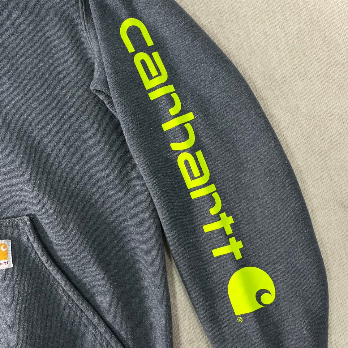 100 칼하트wip 그레이 후드티 상품이미지4