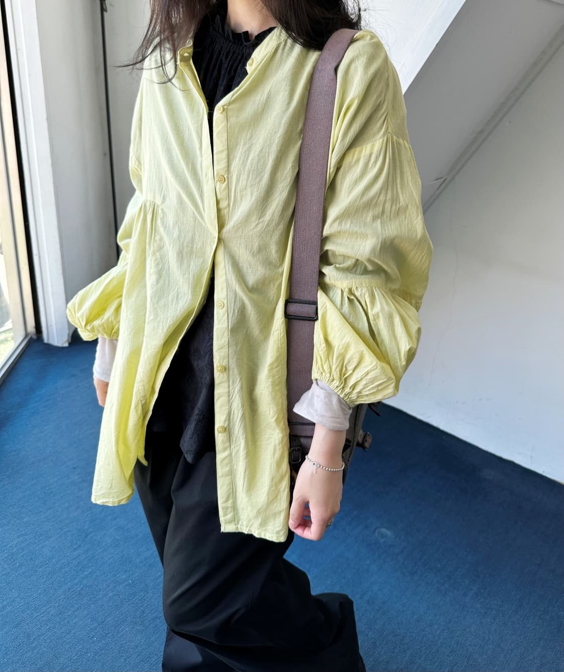 Wide silhouette High gauge cotton tunic  상품이미지7