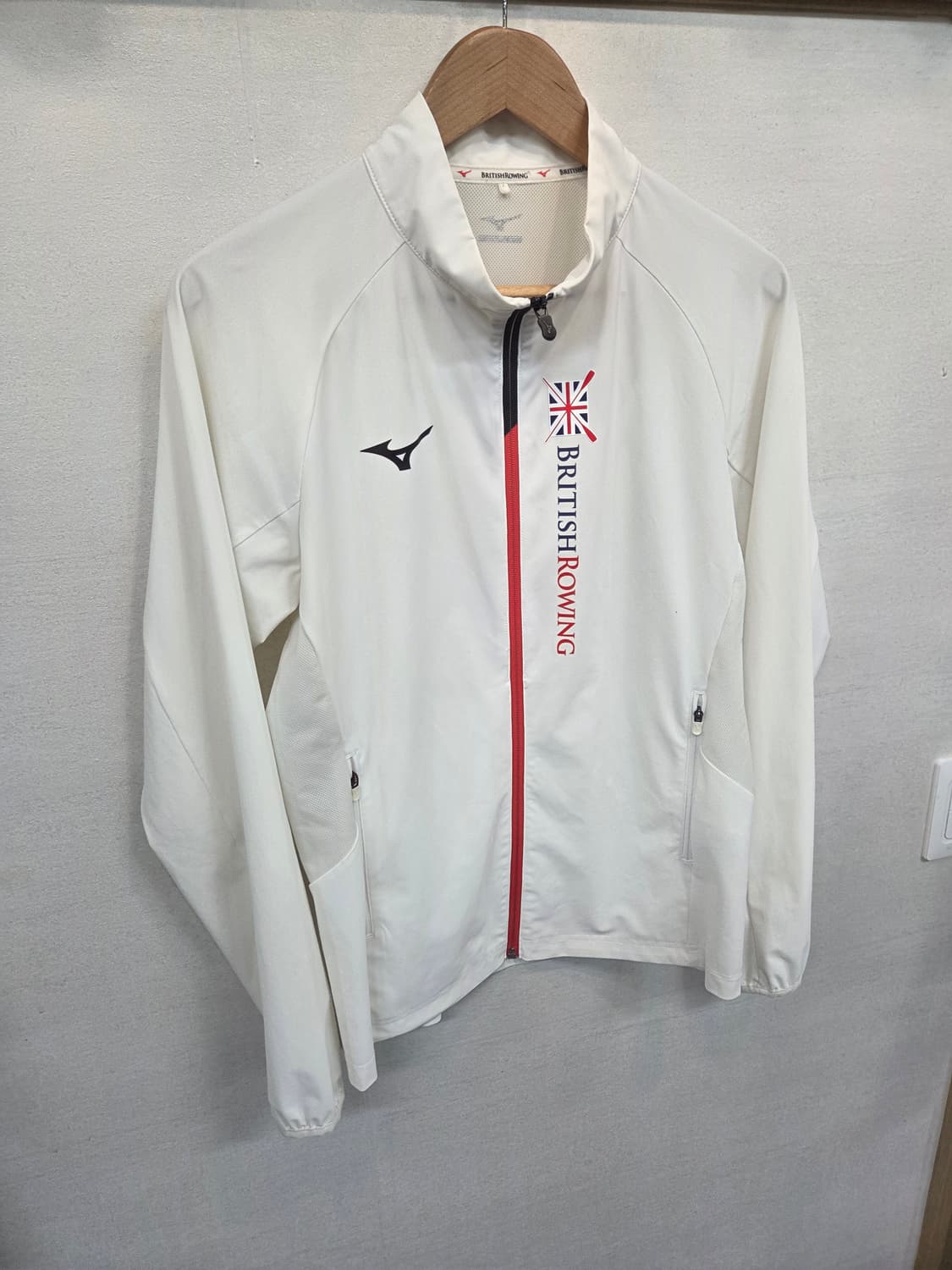 미즈노 브리티시로잉 로고 메쉬 기능성 져지집업 m 상품이미지6