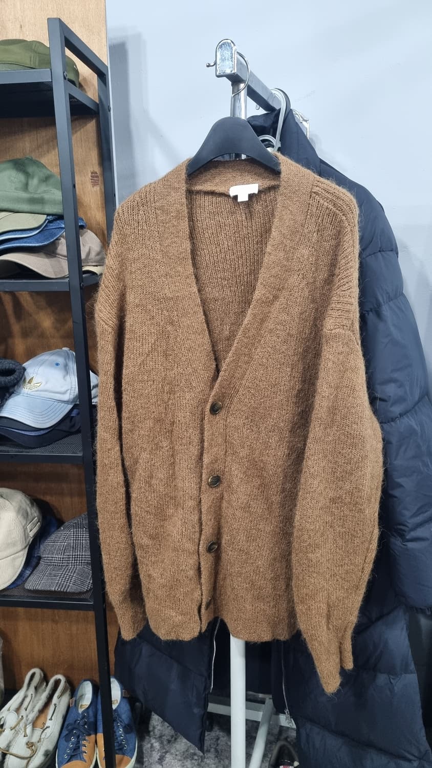 코스) 알파카 울혼방 드랍숄더 m(국내100~105) 거의새거 상품이미지1