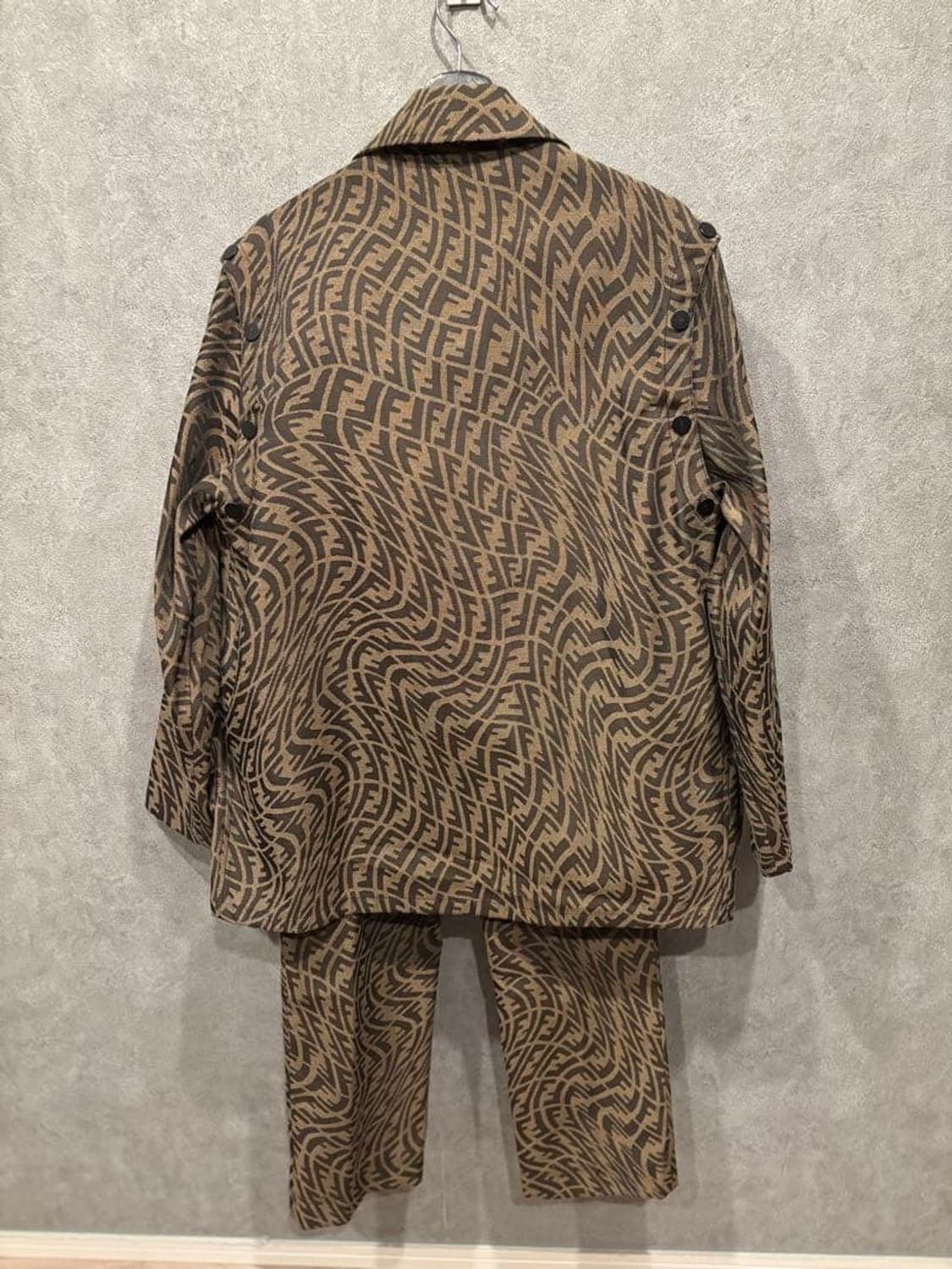 펜디 21fw 버티고 자카드 유틸리티 셋업 46, 48 상품이미지7