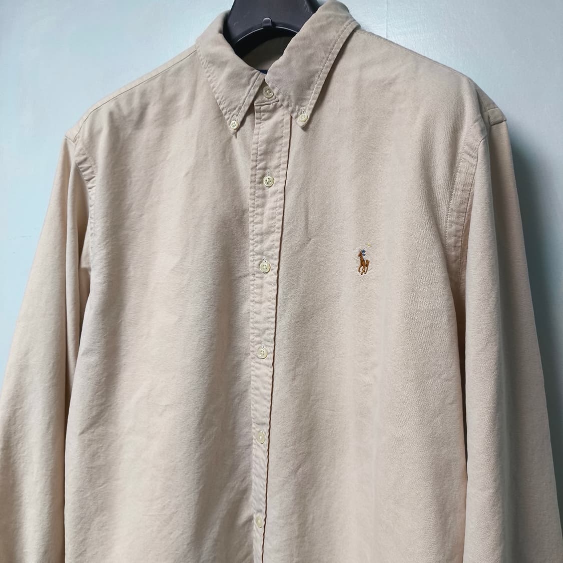 [XL] 폴로 랄프로렌 베이지 옥스포드 셔츠 상품이미지1